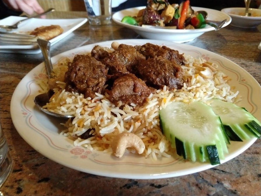 Lamb Biriyani Rice.