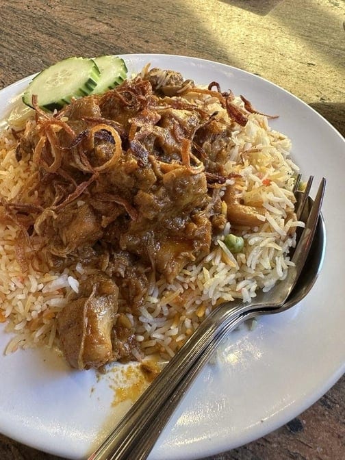 Chicken Biriyani Rice.