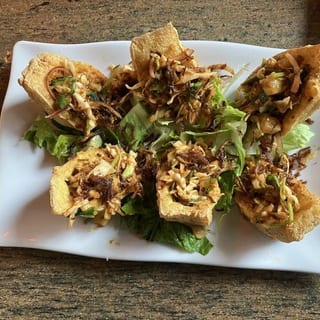 Fried Burmese Tofu