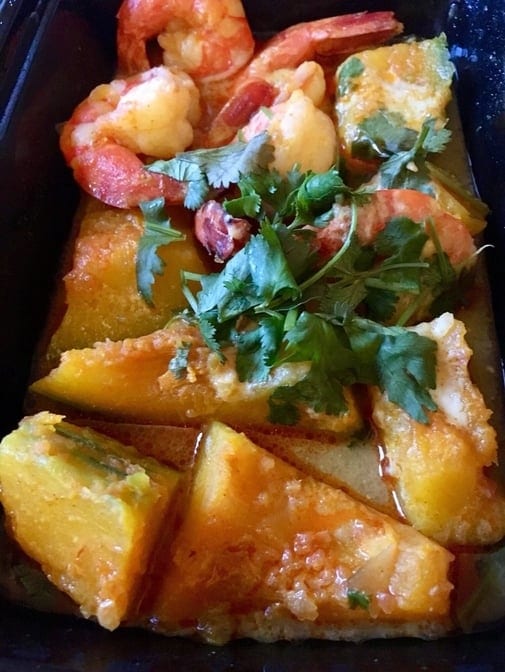 Pumpkin Shrimp Stew.