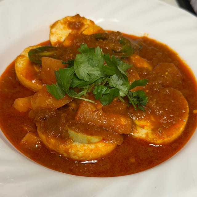 Burmese Eggs Curry.