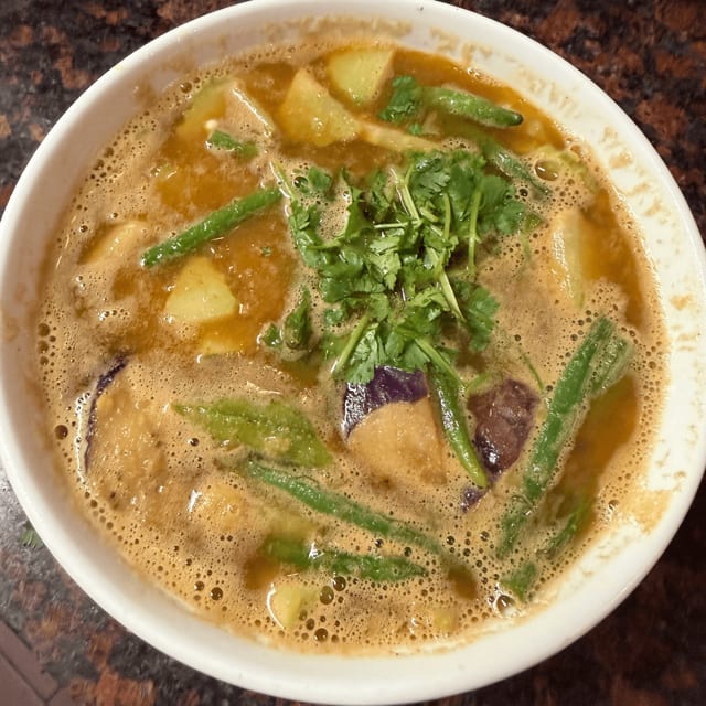Pagan Vegetable Curry.